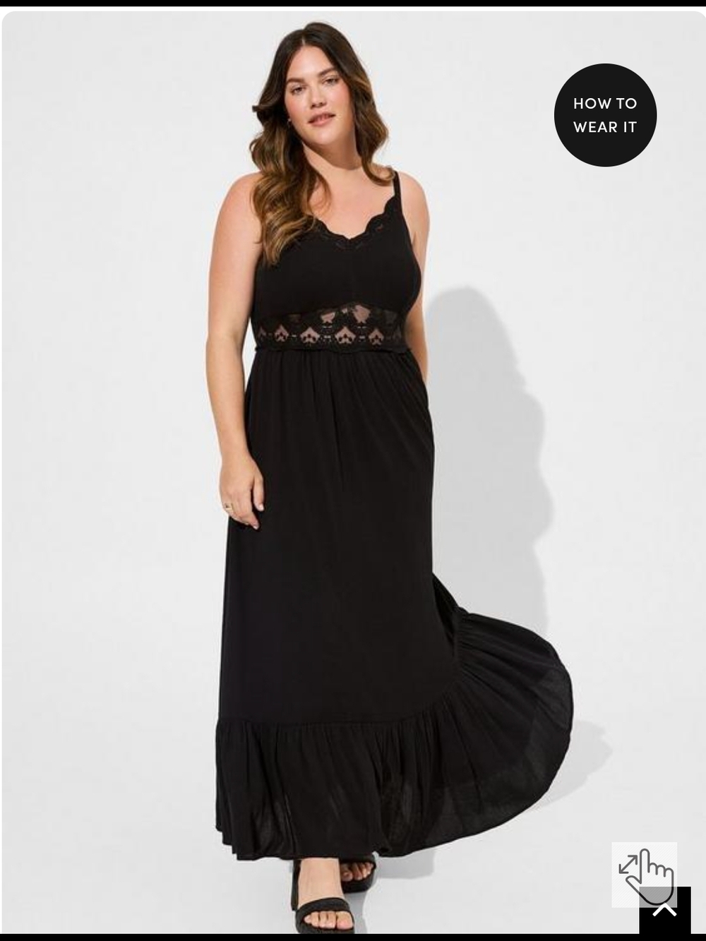 Maxi Washable gauze Lace Inser torrid